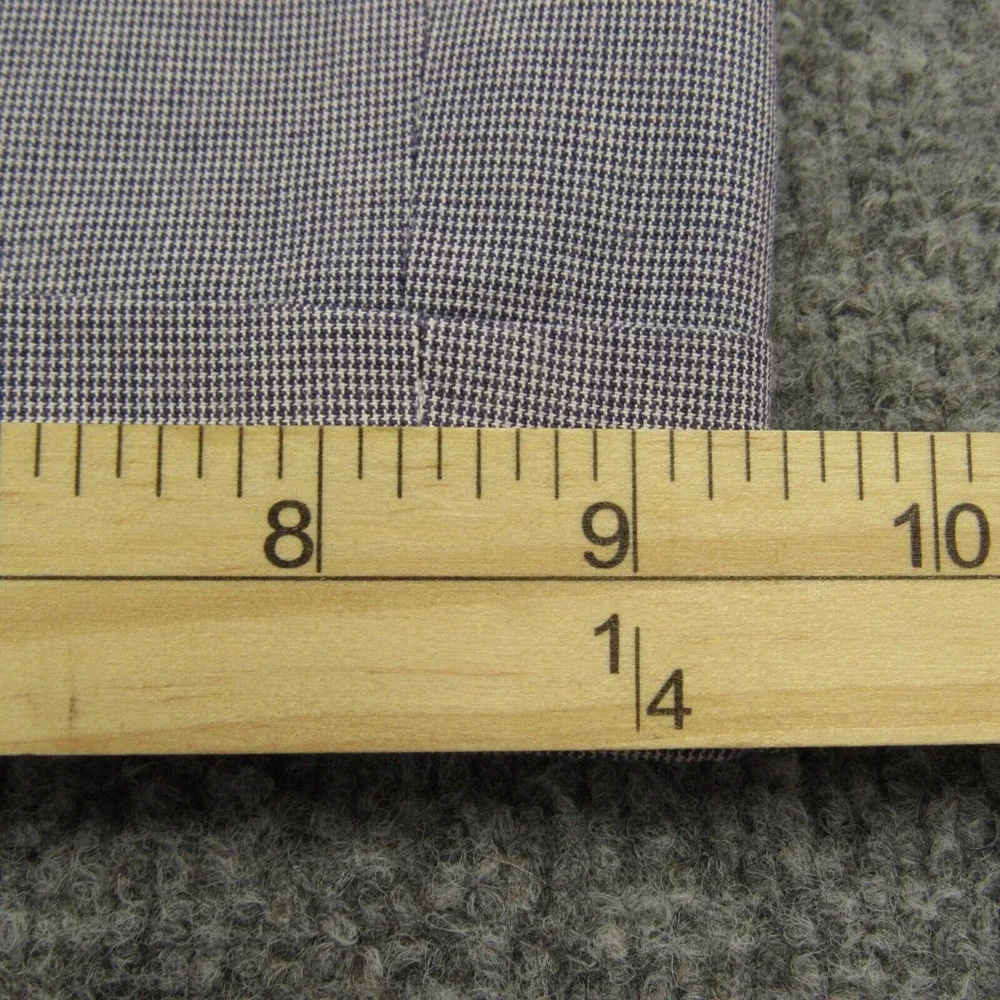 Vintage Cross Creek Pants Men 37x28 Cuffed Micro Houndstooth Pleated Made in USA